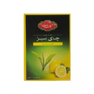 چای سبز با طعم لیمو گلستان 100 گرمی