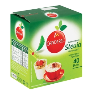شیرین کننده رژیمی کاندرل مدل Stevia ساشه 40 عددی
