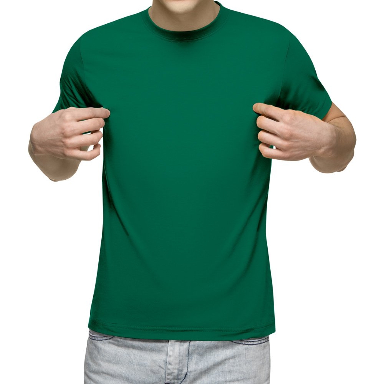 تیشرت آستین کوتاه مردانه کد 1BGR رنگ سبز