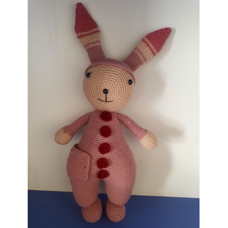 عروسک دست ساز طرح خرگوش