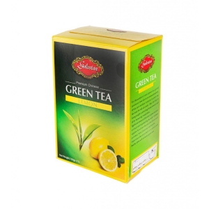 چای سبز با طعم لیمو گلستان 100 گرمی