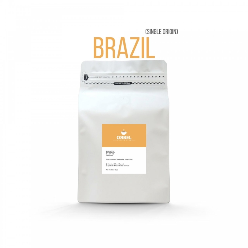 دانه قهوه اربل مدل برزیل سینگل اورجین 1 کیلوگرم