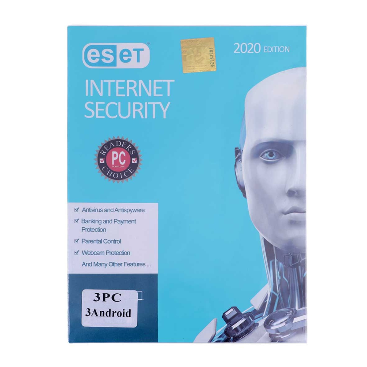 آنتی ویروس ESET INTERNET Security 2020 اورجینال یکساله (PC 3+ Android3)