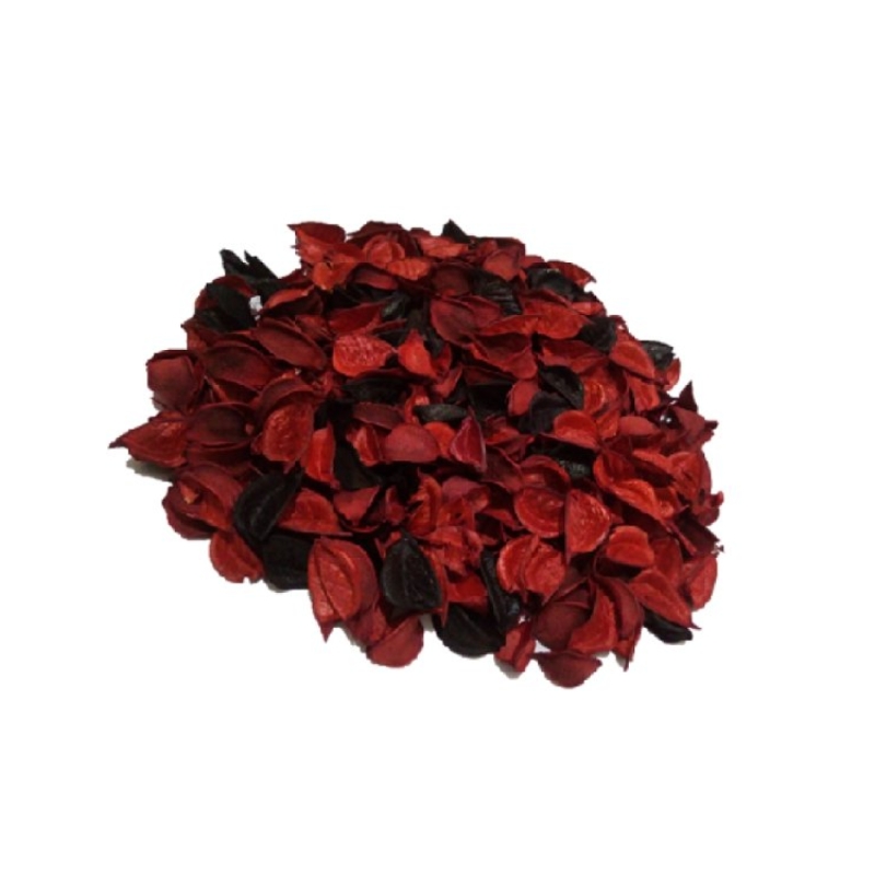 گل خشک بسته 100 گرمی رنگ قرمز مشکی