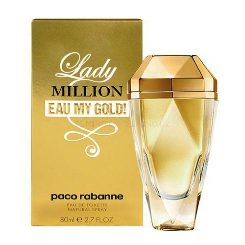 ادو تويلت زنانه پاکو رابان مدل Lady Million Eau My Gold حجم 80 ميلي ليتر