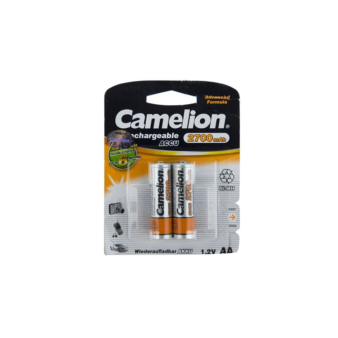 باتری قلمی شارژی camelion AA - 2700ma کملیون