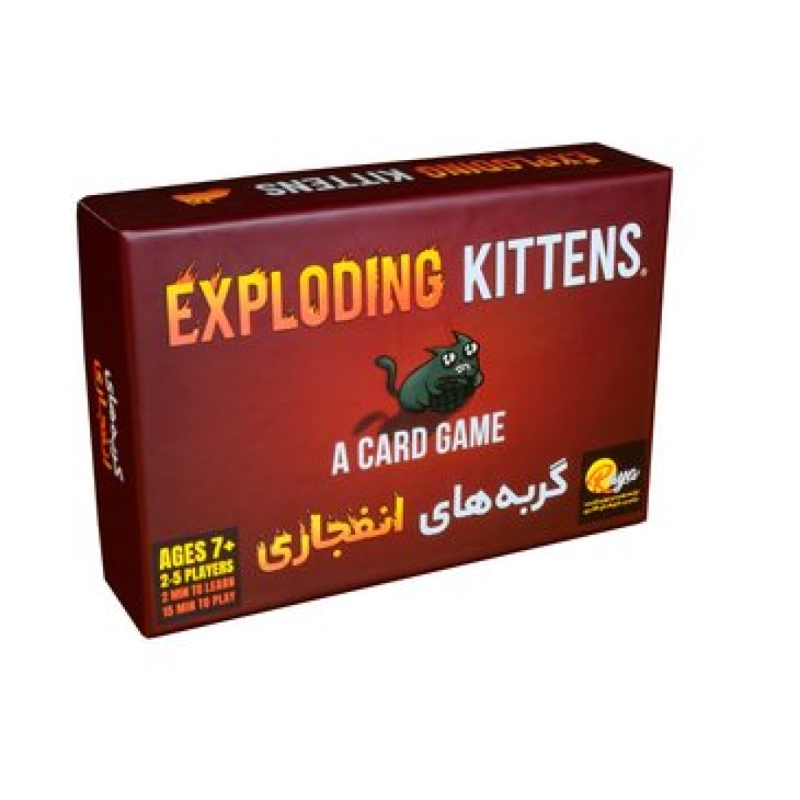 بازی کارتی گربه های انفجاری مدل Exploding Kittens