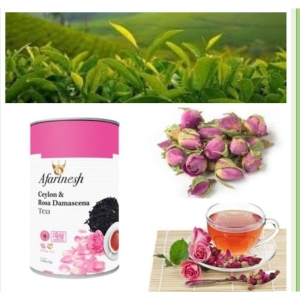 چای سیلان و گل محمدی تکسو مقدار ۱۴۰ گرم