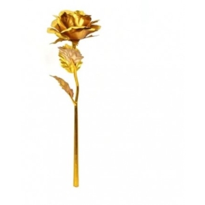 گل رُز با روکش طلای 24 عیار Rose Gold