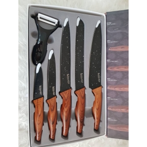 سرویس چاقوی آشپزخانه 6 پارچه زپتر مدل ZP-016