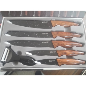 سرویس چاقوی آشپزخانه 6 پارچه زپتر مدل ZP-016
