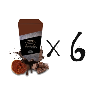 شکلات داغ با قارچ گانودرما دکتر بیز پک 6 عددی