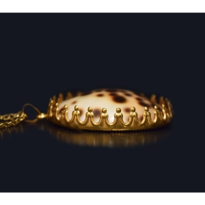 گردنبند صدفی روکش طلا ماسیا کد 2011