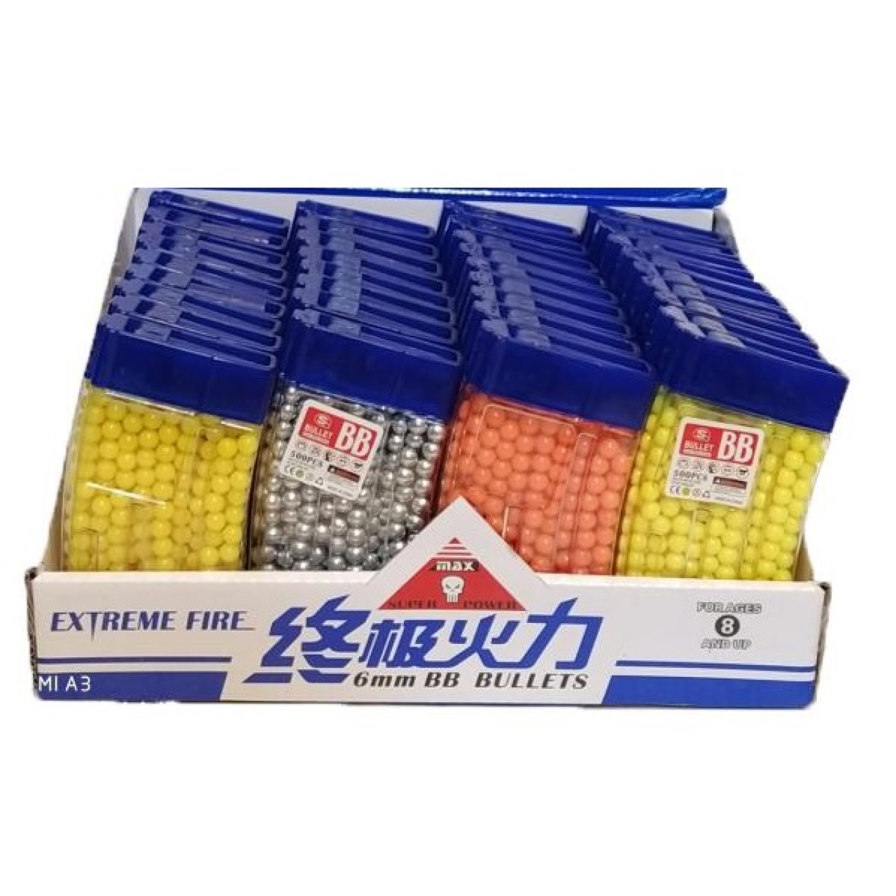ساچمه پلاستیکی تفنگ طرح خشاب بسته 500 عددی
