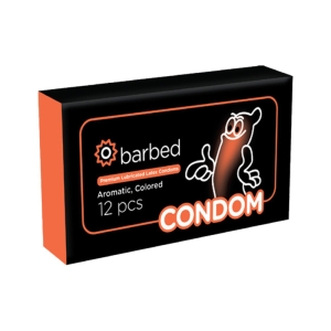 کاندوم مدل Barbed بسته 12 عددی