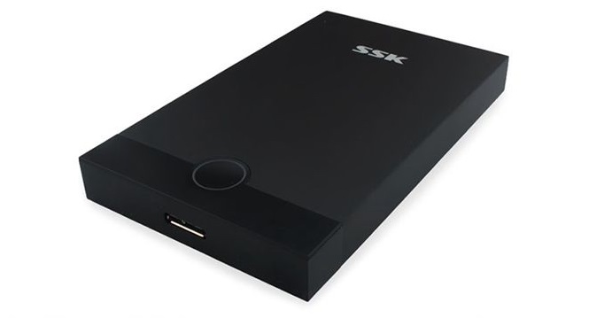 قاب اکسترنال هارددیسک 2.5 اینچی USB 3.0 اس اس کا مدل SHE085