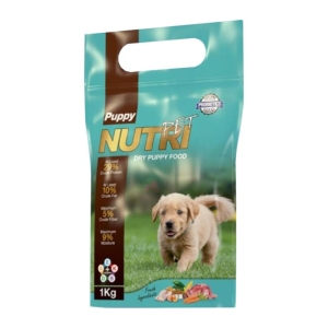 غذای خشک پروبیوتیک توله سگ نوتری پت مدل Puppy 29 Percent وزن 1 کیلوگرم