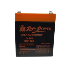 باتری 12 ولت 5 آمپر raw power