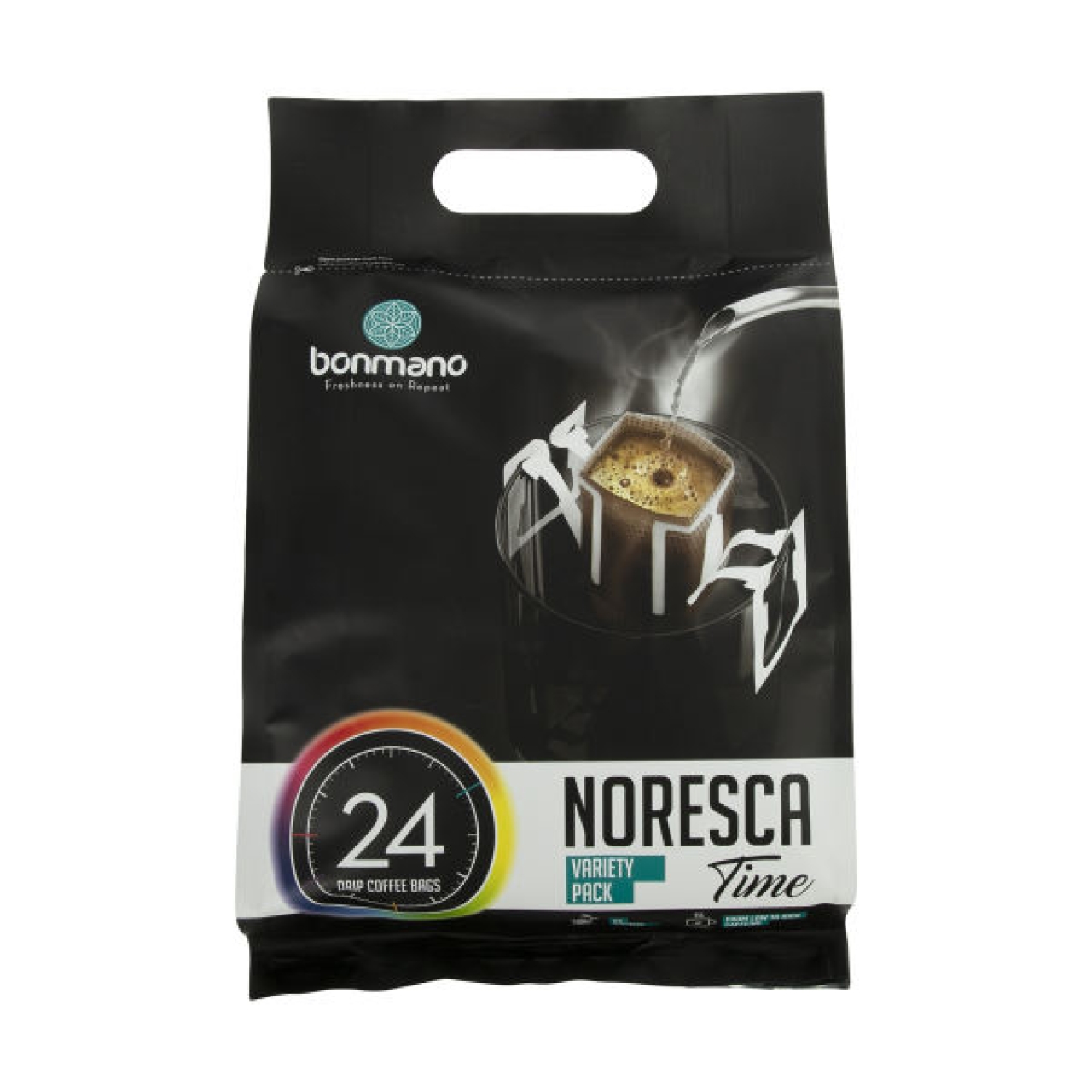 قهوه بن مانو مدل نورسکا مشکی 24 عددی