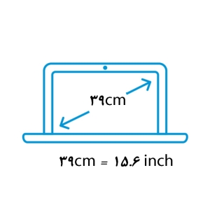 استیکر لپ تاپ طرح الماس کد 0909-98 مناسب برای لپ تاپ 15.6 اینچ به همراه برچسب حروف فارسی کیبورد