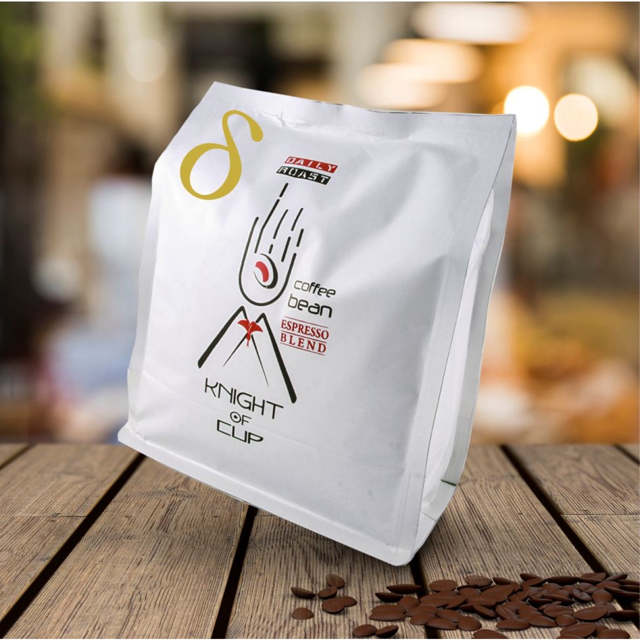 قهوه اسپرسو دلتا 60 درصد عربیکا شوالیه دان کامل 250 گرمی