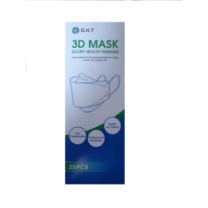 ماسک سه بعدی 4 لایه GHT بسته 25 عددی