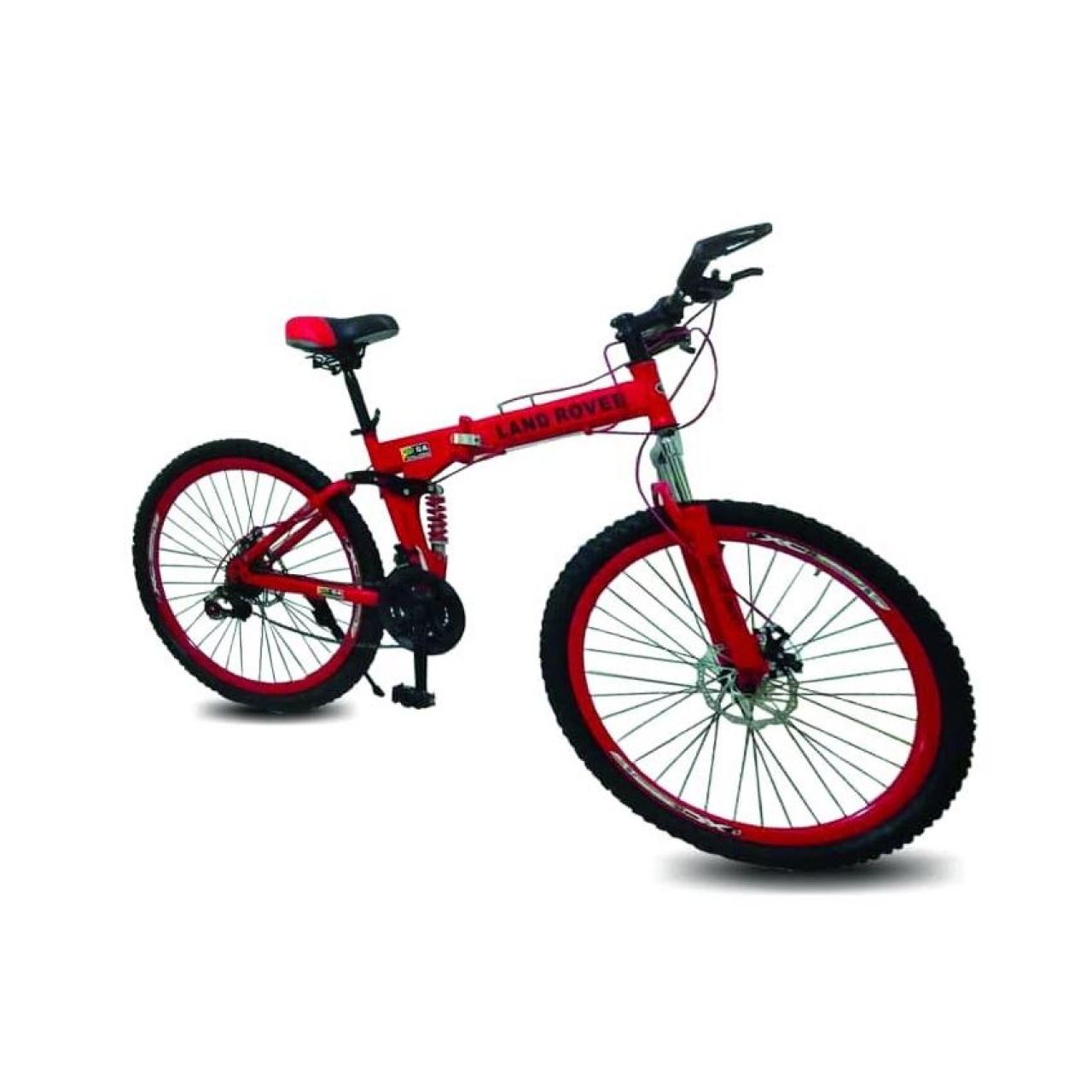 دوچرخه سایز 26 لاندرور LAND ROVER  تاشو قرمز