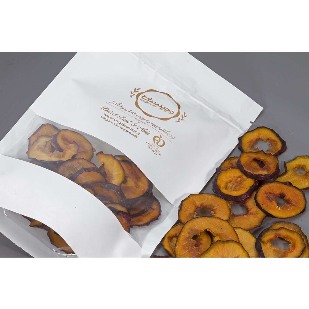 میوه خشک الو شابلون 250 گرم وجیسنک