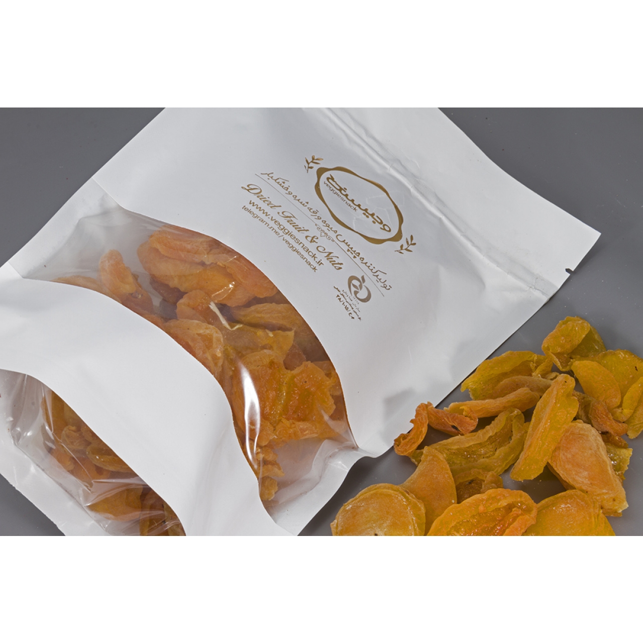 میوه خشک زردالو خشک 500 گرم وجیسنک