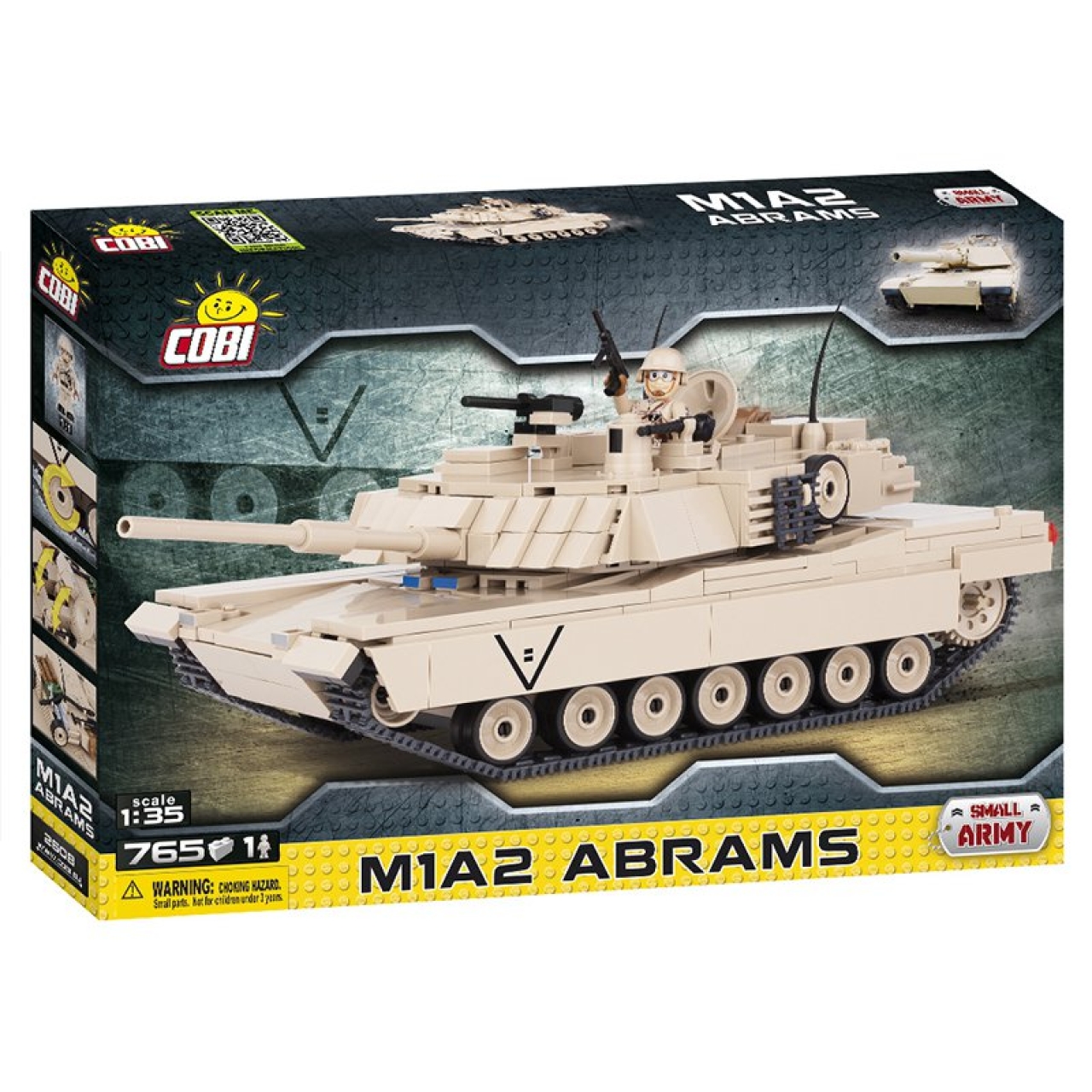 ساختنی کوبی مدل M1A2 Abrams کد 2608