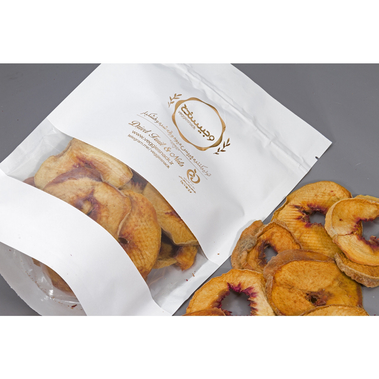 میوه خشک هلو 250 گرم وجیسنک