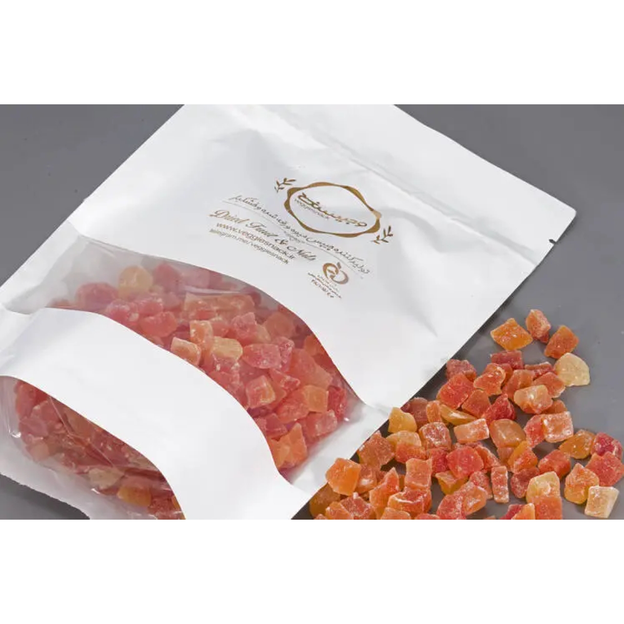 میوه خشک پاپایا حبه 250 گرم وجیسنک