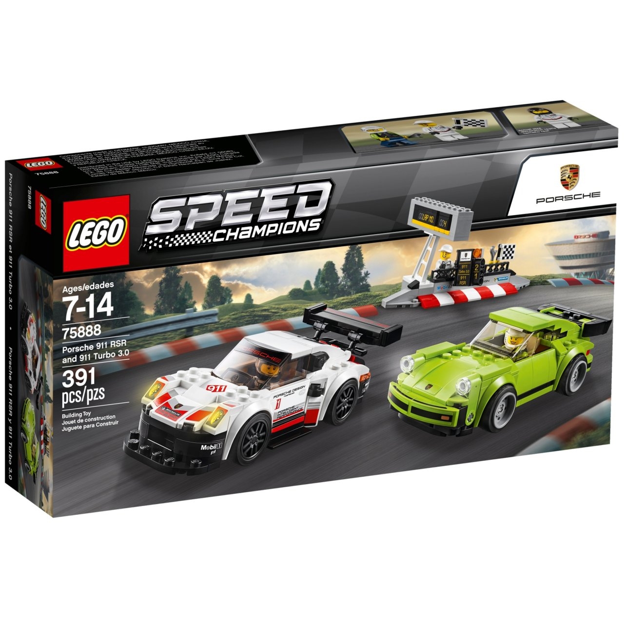 لگو سری Speed مدل Porsche 911 RSR and 911 Turbo 75888