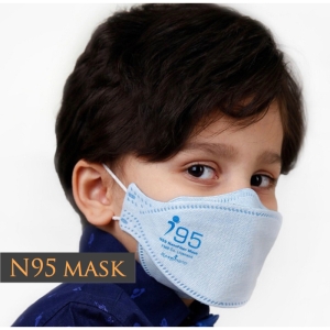 ماسک سه بعدی رنگی چهار لایه N95 ‌کودکان بسته ۲۵ عددی