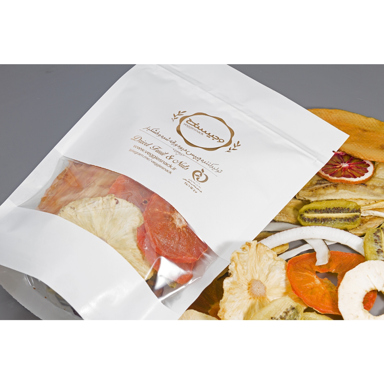 میوه خشک مخلوط 14 میوه 250 گرم وجیسنک