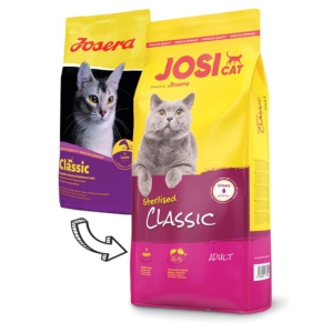 غذای خشک گربه جوسرا Josicat Sterilised Classic وزن 18 کیلوگرم