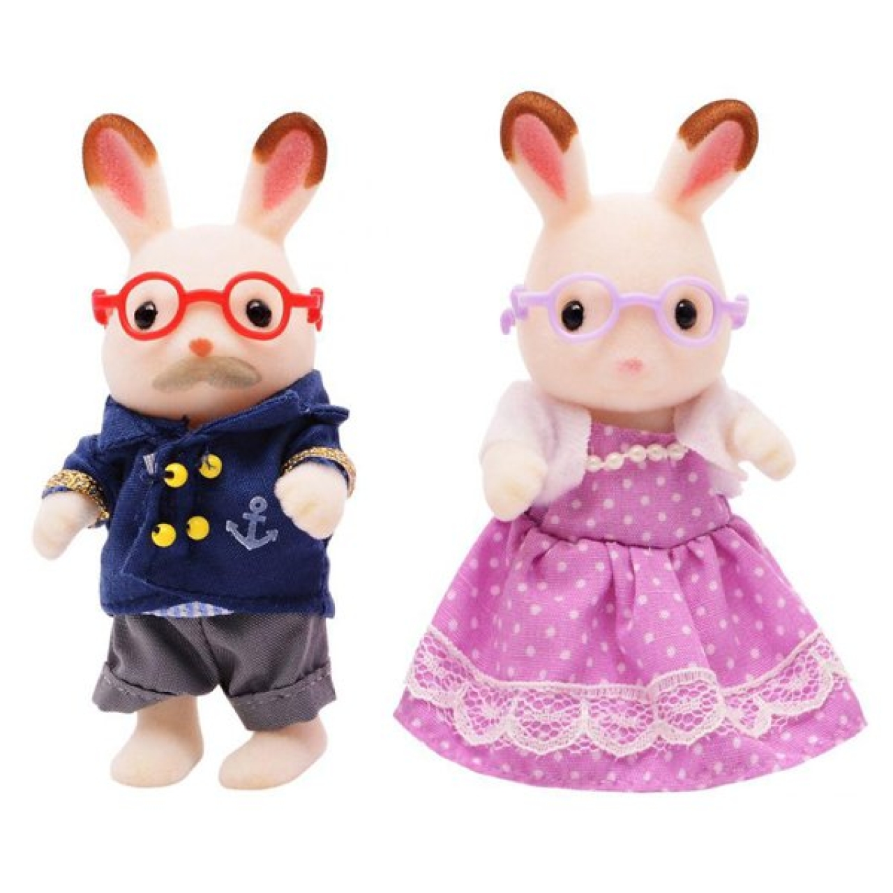 عروسک سیلوانیان فامیلیز مدل خرگوش کد 5257 مجموعه 2 عددی