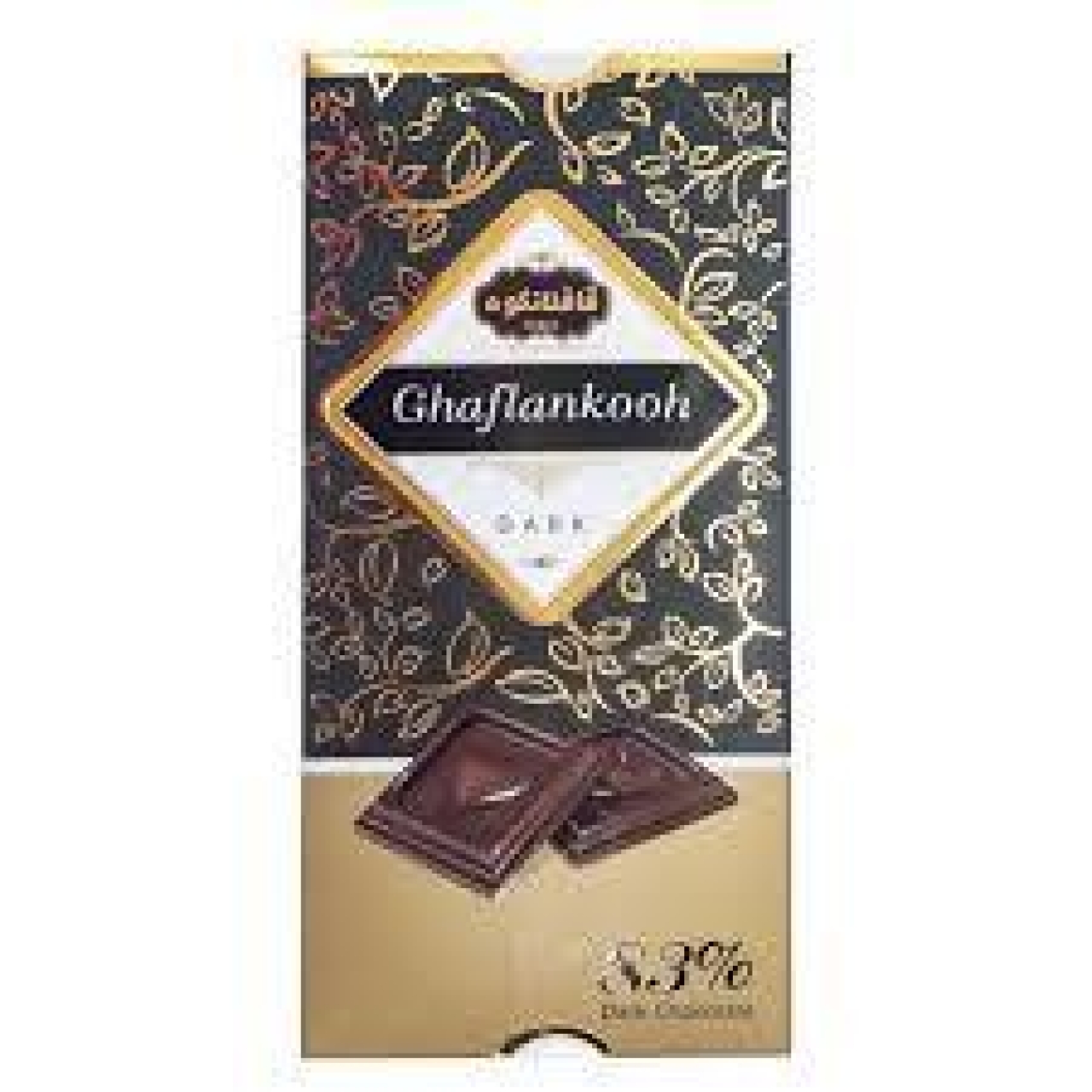 شکلات تابلت دارک 83% قافلانکوه 80 گرم