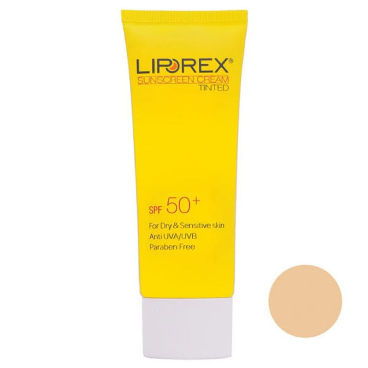 کرم ضد آفتاب پوست خشک و حساس لیپورکس بژ طبیعی 2 حجم 40mL