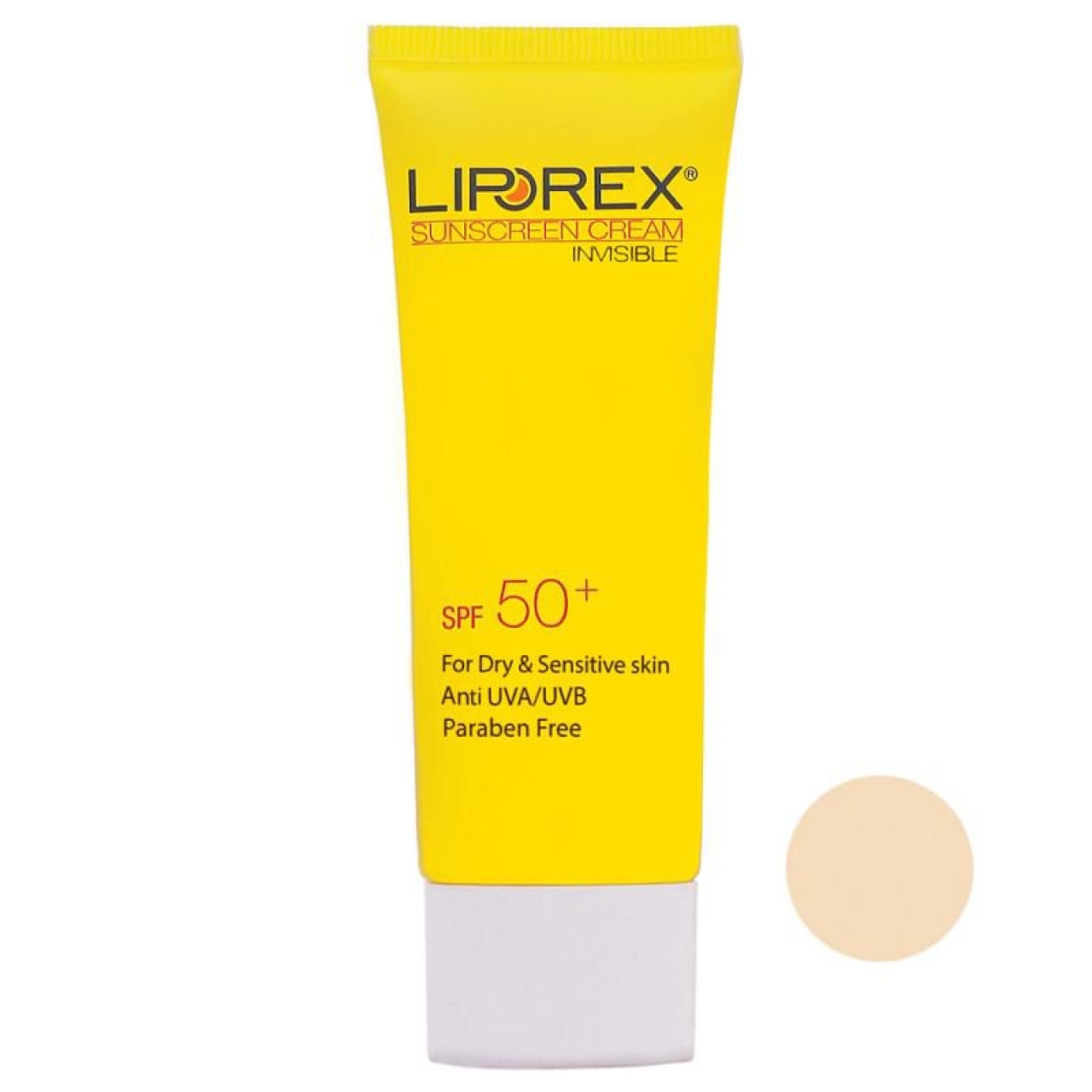 کرم ضد آفتاب رنگی پوست خشک و حساس لیپورکس (Liporex) بژ روشن 1 حجم 40mL