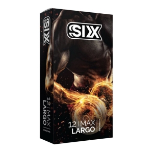 کاندوم سیکس مدل Super Largo بسته 12 عددی