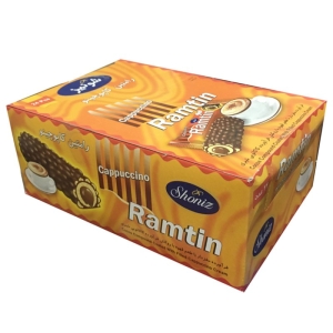 شکلات رامتین کاپوچینو شونیز - 19 گرم بسته 24 عددی
