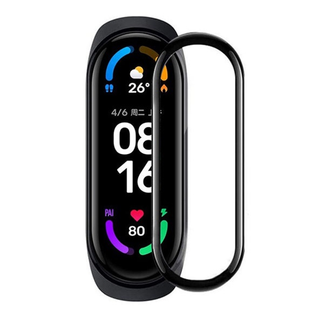 محافظ صفحه نمایش Mi6 مناسب برای ساعت هوشمند شیائومی Mi Band 6