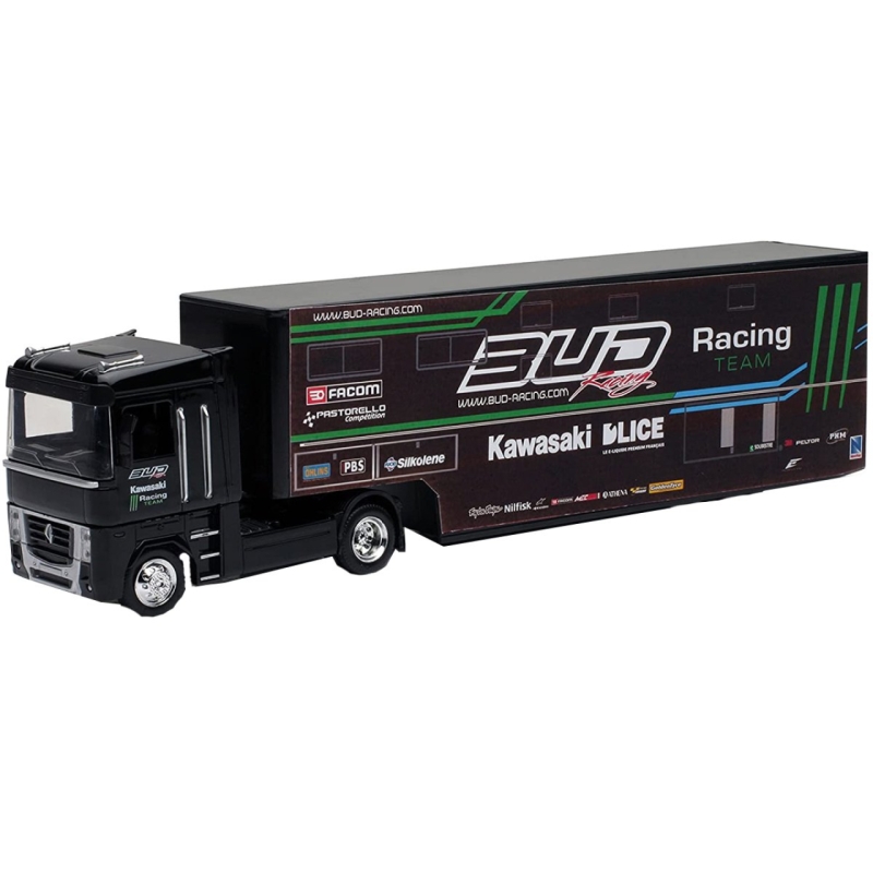 ماشین بازی طرح کامیون مدل bud racing renault magnum کد AE500