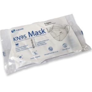 ماسک ۵ لایه Kn95 وارداتی چین‌ بسته ۱۰ عددی