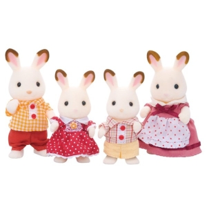 عروسک سیلوانیان فامیلیز طرح خانواده خرگوش کد 4150 مجموعه 4 عددی