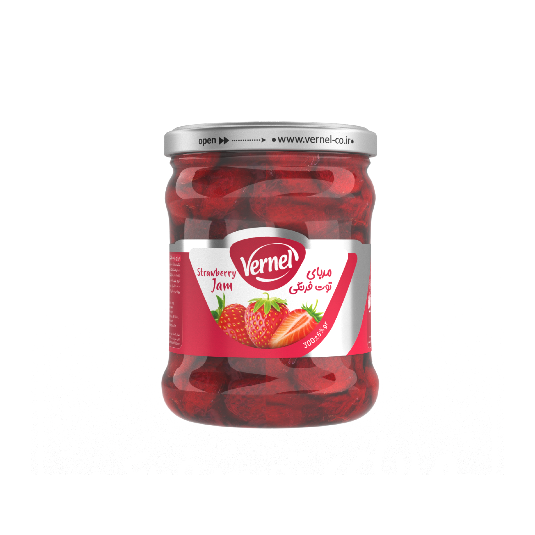 مربا توت فرنگی ورنل - 300 گرمی