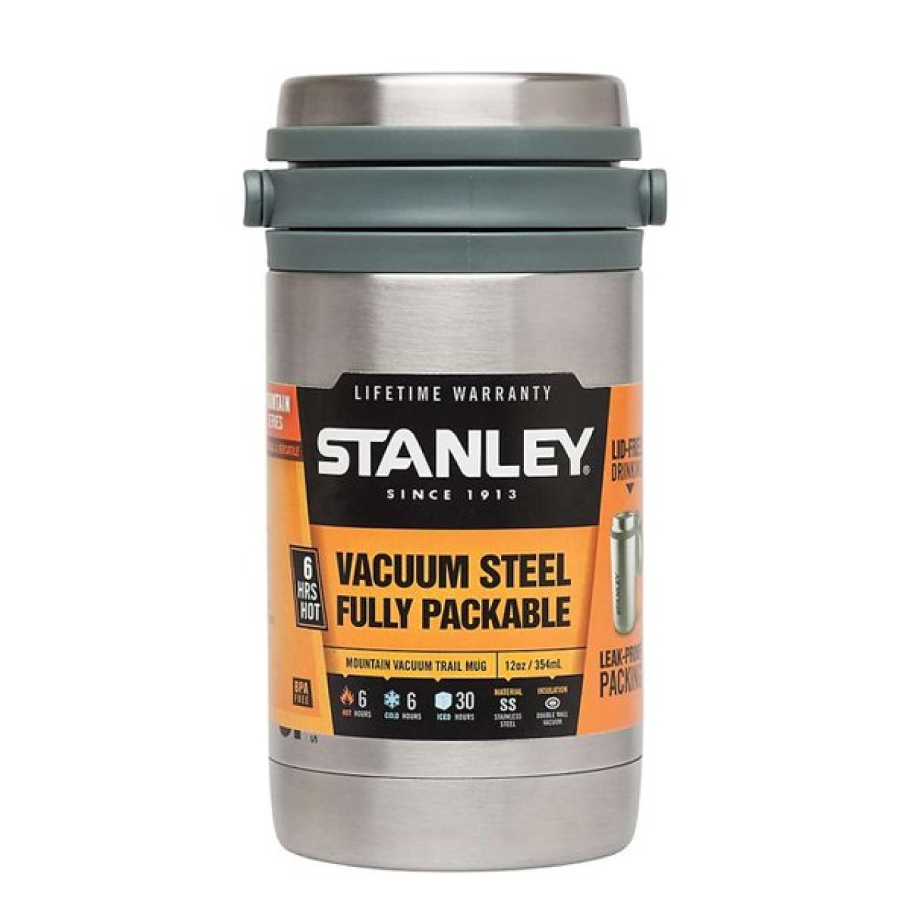 ماگ سفری استنلی مدل Mountain Vacuum Trail گنجایش 0.354 لیتر