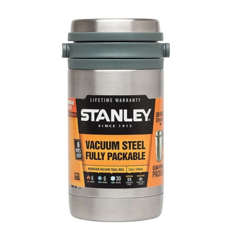 ماگ سفری استنلی مدل Mountain Vacuum Trail گنجایش 0.354 لیتر