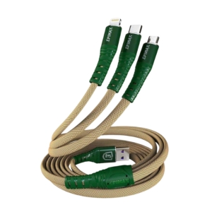 کابل تبدیل  USB به  microUSB / USB-C / لایتنینگ  اپی مکس  مدل   EC  طول 1.2 متر